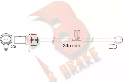 Контакт (R BRAKE: 610544RB)